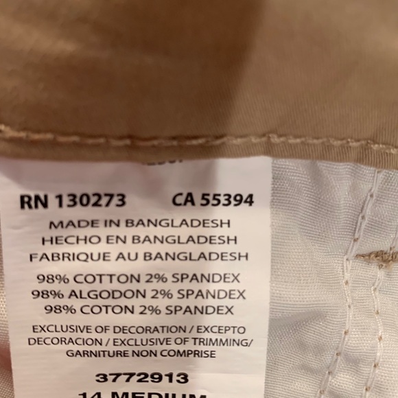 Lee Bermuda Shorts. New without tags - Picture 5 of 5